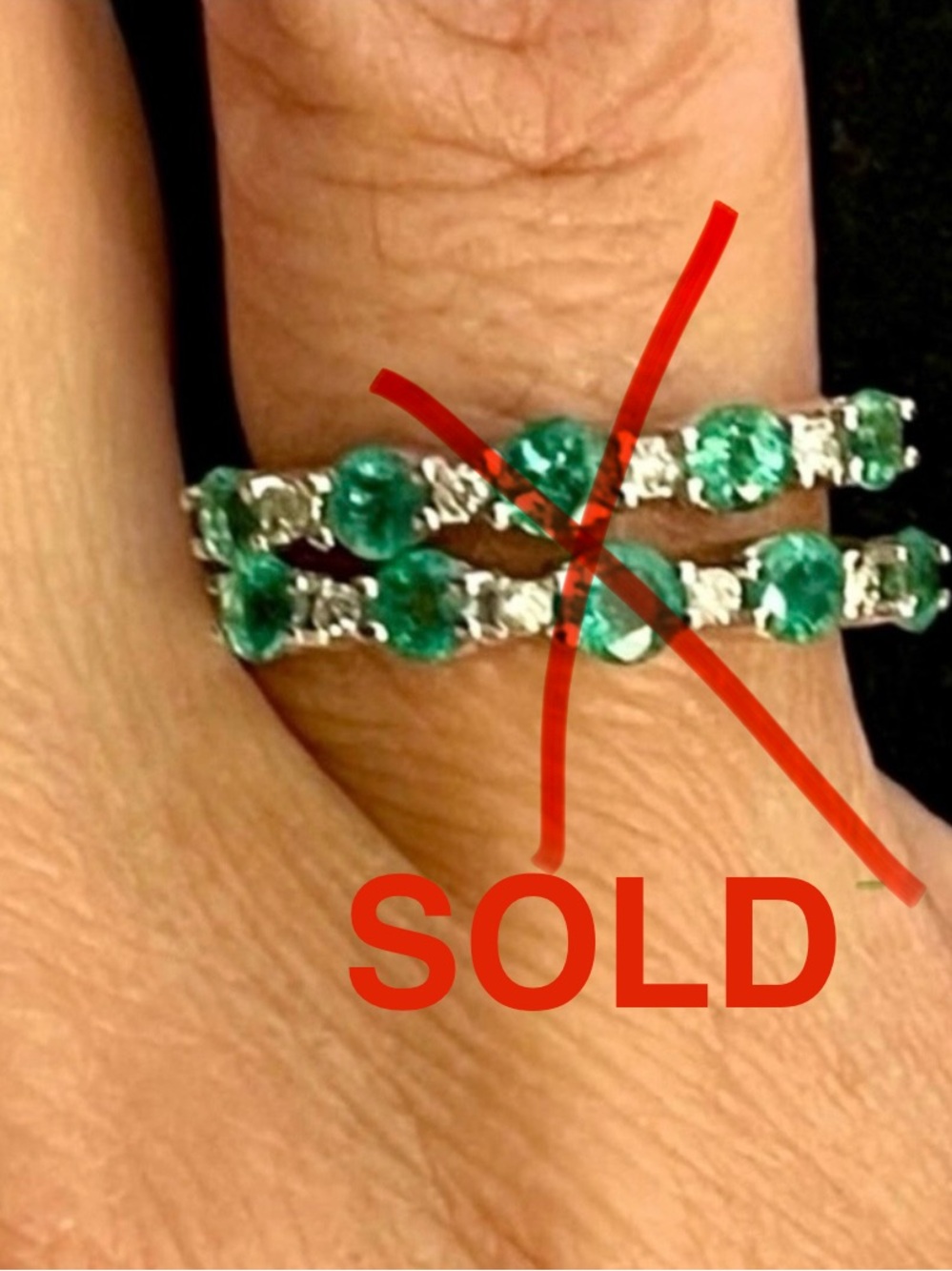 SOLD SOLD 14k Emerald Ring